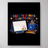 Terug naar school Countdown Kalender Poster (Voorkant)