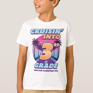 Terug naar school cruisen 3e leerjaar t-shirt