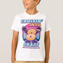 Terug naar school cruisen 8e leerjaar t-shirt