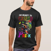 Terug naar School Crush Prek Dinosaurus Monster Tr T-shirt (Voorkant)