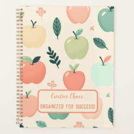 Terug naar school custom appels patroon planner