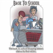 Terug naar School Custom Cut Windscherm Sticker (Voorkant)