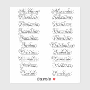 Terug naar School Custom Meerdere Naam Stickers