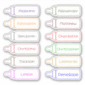 Terug naar School Custom Meerdere Naam Stickers (Voorkant)