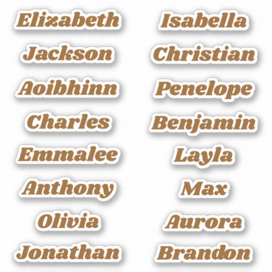 Terug naar School Custom Meerdere Naam Stickers (Voorkant)