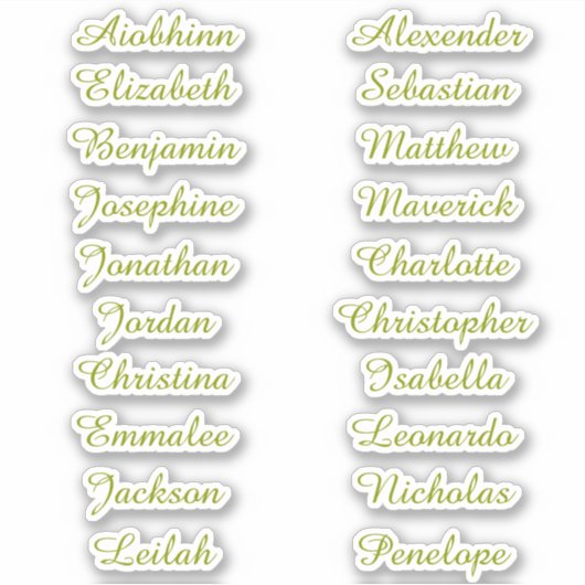 Terug naar School Custom Meerdere Naam Stickers (Voorkant)