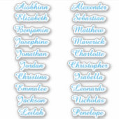 Terug naar School Custom Meerdere Naam Stickers (Voorkant)