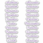 Terug naar School Custom Meerdere Naam Stickers (Voorkant)