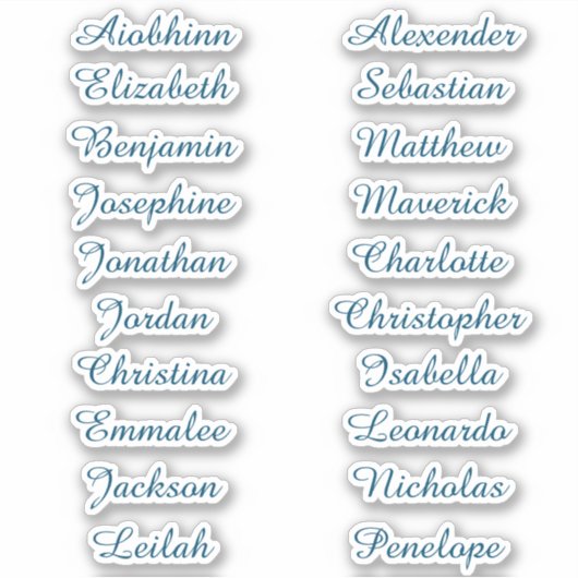 Terug naar School Custom Meerdere Naam Stickers (Voorkant)