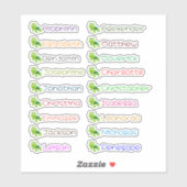 Terug naar School Custom Meerdere Namen Stickers (Vel)