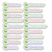 Terug naar School Custom Meerdere Namen Stickers (Voorkant)