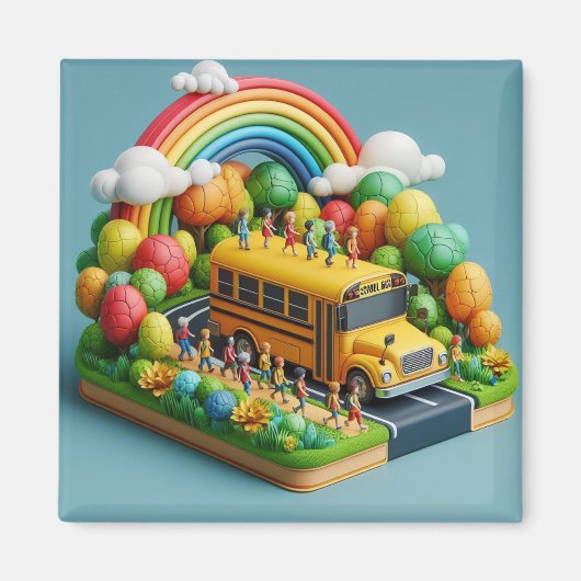 Terug naar school-dag magneet (Voorkant)