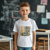 Terug naar school Derde klas Dude Camo Boy T-shirt