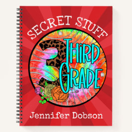 Terug naar school derde klas notitieboek