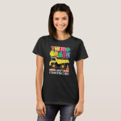 Terug naar school derde klas onder constructie sto t-shirt (Voorkant volledig)