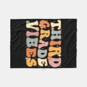 Terug naar school Derde klas sfeer Student Leraar Fleece Deken (Voorkant (Horizontaal))