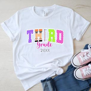 Terug naar school Derde klas varsity T-shirt