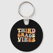 Terug naar school Derde klas Vibes Leraar W Sleutelhanger (Achterkant)