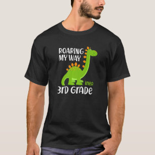 Terug naar school die mijn weg naar Dinos van de d T-shirt
