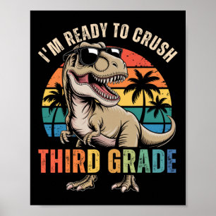 Terug naar school Dinosaur Boy Ik ben klaar om de Poster