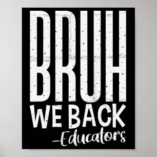 Terug naar school docenten 1e schooldag Terug naar Poster