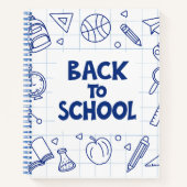 Terug naar school Doodle Notitieboek (Voorkant)