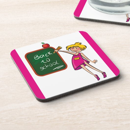 TERUG NAAR SCHOOL DRANKJES ONDERZETTER (Linkerzijde)