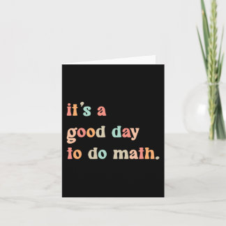 Terug naar school: een goede dag om Wiskunde docen Kaart