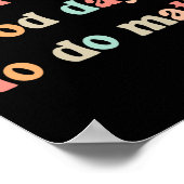 Terug naar school: een goede dag om Wiskunde docen Poster (Hoek)