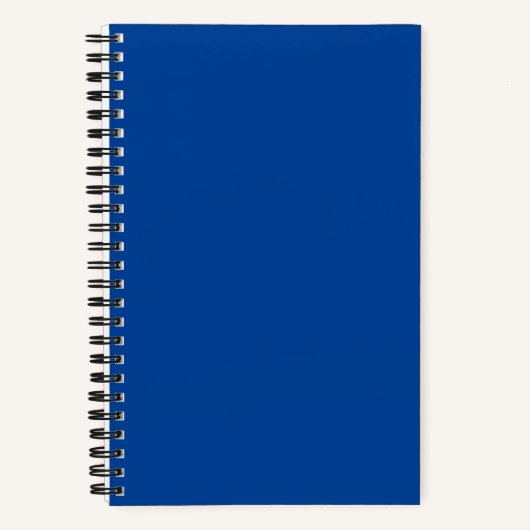 Terug naar school, eenvoudige Deep Blue Authority® Notitieboek (Voorkant)