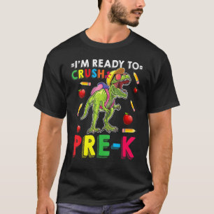 Terug naar school eerdaagse schoolreis voor K. Rex T-shirt