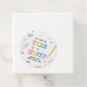 Terug naar school eerste dag bedankjes labels (In situ)