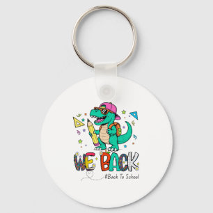 Terug naar school Eerste dag Dinosaurus Leraren Jo Sleutelhanger