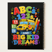Terug naar school eerste dag grote kind dromen planner (Achterkant)