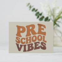Terug naar school eerste dag Pre-K Groovy
