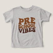 Terug naar school eerste dag Pre-K Hippie (Design voorkant)