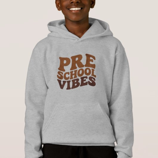 Terug naar school eerste dag Pre-K Hippie (Voorkant)