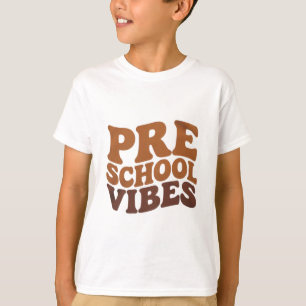 Terug naar school eerste dag Pre-K Hippie T-shirt