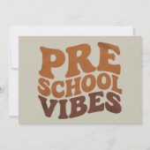 Terug naar school eerste dag Pre-K Hippisch Kaart (Voorkant)