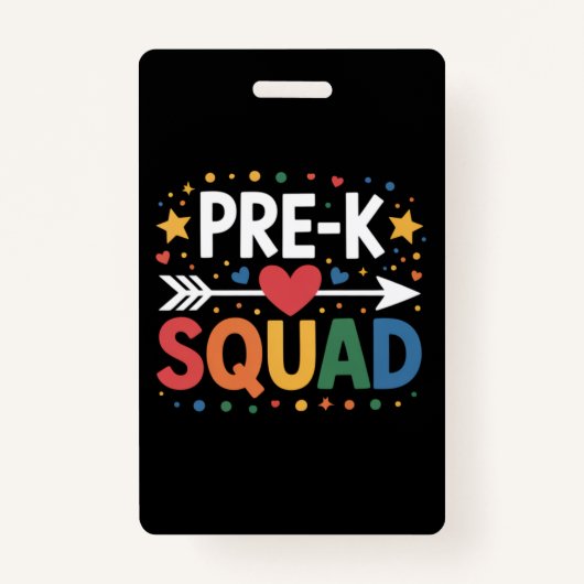 Terug naar school Eerste dag van de kleuterschool Badge (Voorkant)