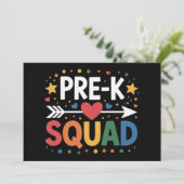 Terug naar school Eerste dag van de kleuterschool Kaart (Staand voorkant)