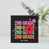 Terug naar school Eerste dag van de tweede klas Sc Kaart (Staand voorkant)