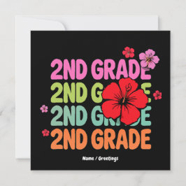 Terug naar school Eerste dag van de tweede klas Sc Kaart