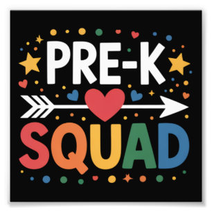 Terug naar school Eerste dag van Pre-K Kleuterscho Foto Afdruk