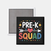 Terug naar school Eerste dag van Pre-K Kleuterscho Magneet (Voorkant / Achterkant)