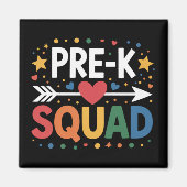 Terug naar school Eerste dag van Pre-K Kleuterscho Magneet (Voorkant)