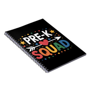 Terug naar school Eerste dag van Pre-K Kleuterscho Notitieboek