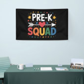 Terug naar school Eerste dag van Pre-K Kleuterscho Spandoek (Beurs)