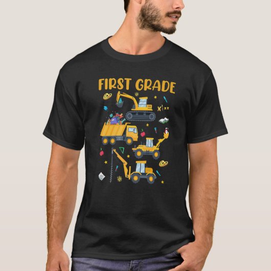 Terug naar school eerste graad eerste graad vracht t-shirt (Voorkant)