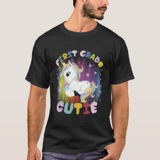 Terug naar school Eerste Klas Eenhoorn Cutie Eenho T-shirt